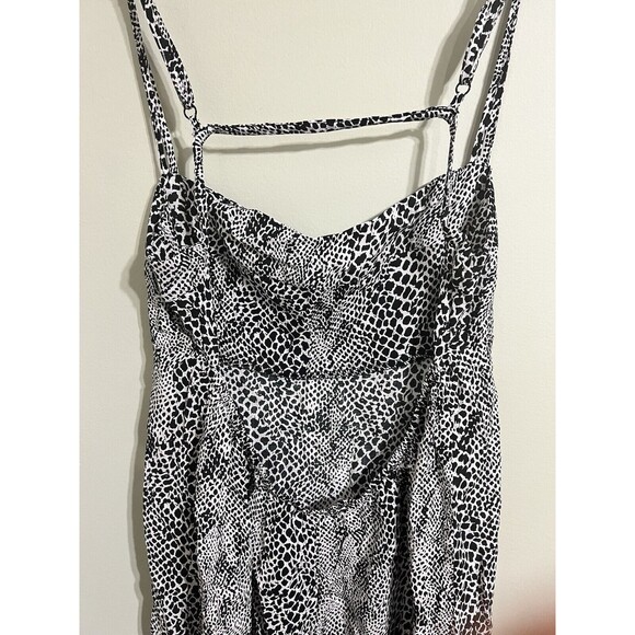 Intimately Free People Abstract strappy open back lightweight slip dress PS - Picture 4 of 5